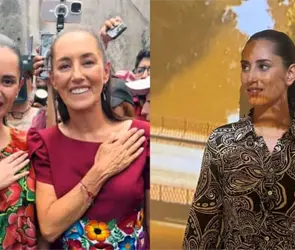 &iquest;Qui&eacute;n es y cu&aacute;nto cobra Tamara Henaine, imitadora de Sheinbaum que acudi&oacute; al informe de Simey Olvera? 