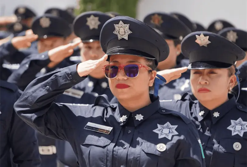 El Ayuntamiento de Puebla realizó una ceremonia para distinguir a integrantes de la corporación municipal que han destacado por su preparación, disciplina y desempeño.