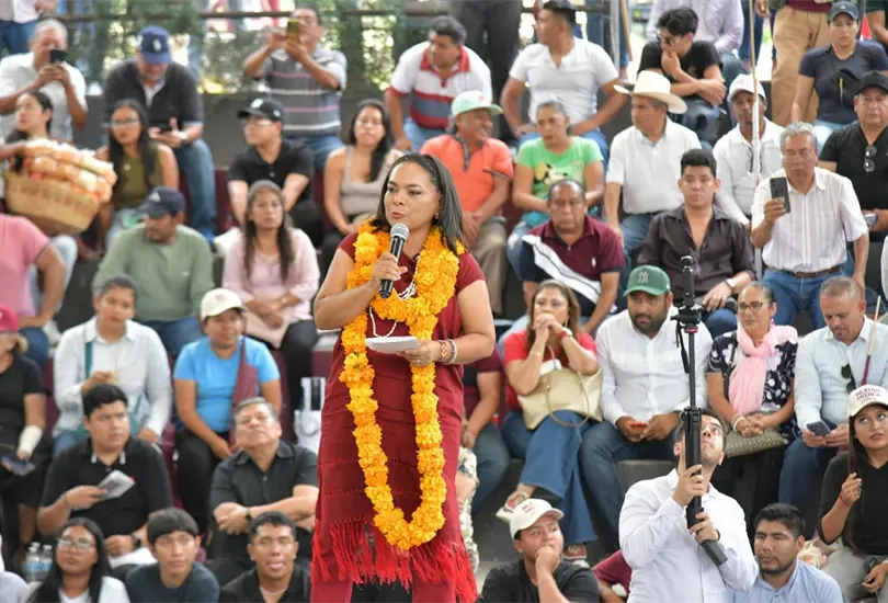 Mojica respalda a Sheinbaum y plantea unidad de Morena durante asamblea en Guerrero.
