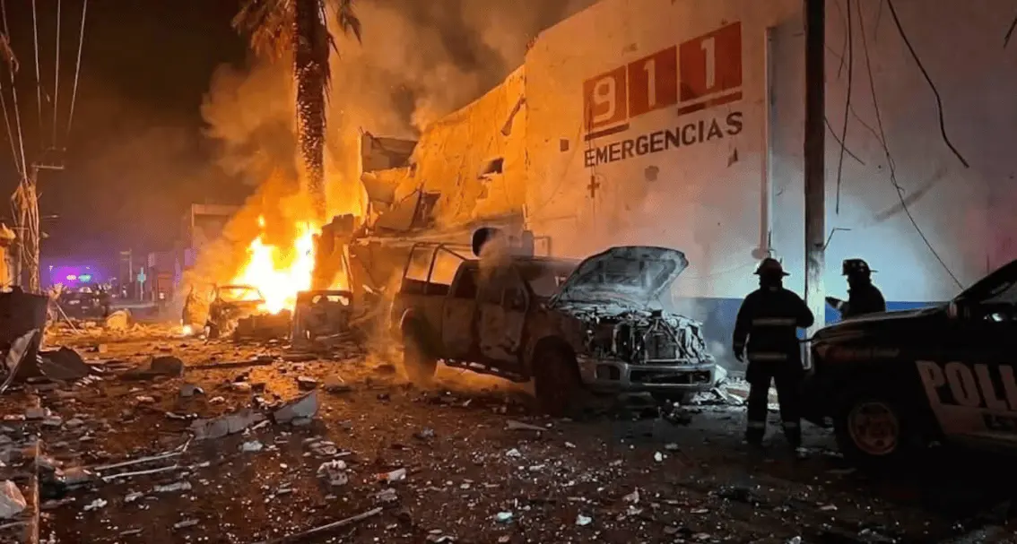 Ataque a la Comandancia de Policía Municipal de Ojocaliente. Cuartoscuro