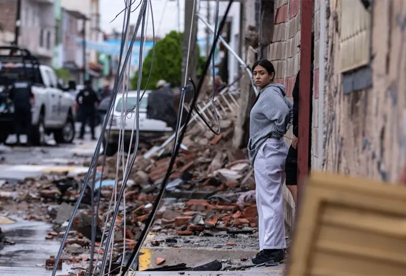 As&iacute; qued&oacute; la comandancia de Ojocaliente tras explosi&oacute;n de coche bomba