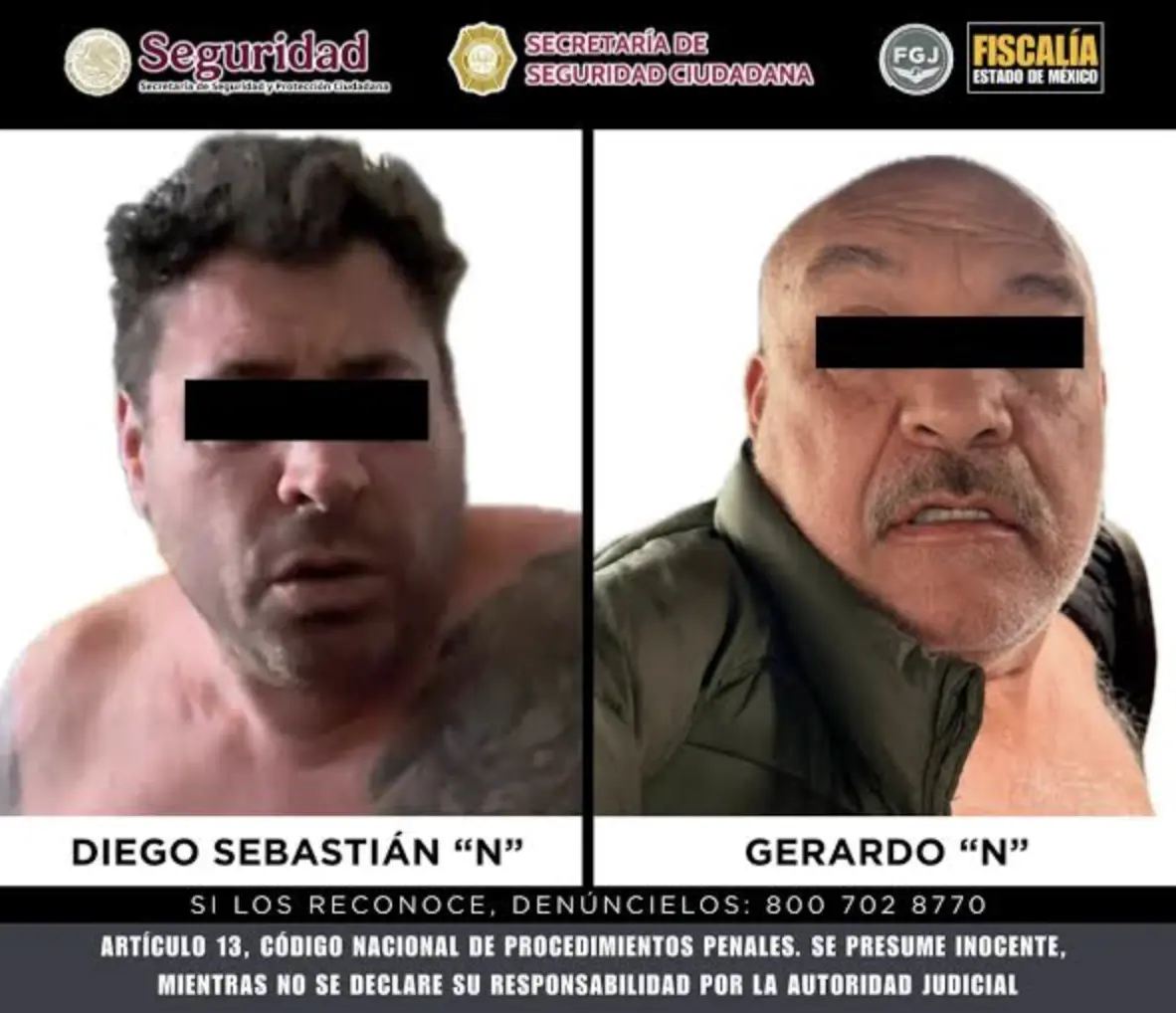 Tras el homicidio detuvieron a dos presuntos responsables del caso. X