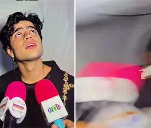 En 10 segundos todo se vino abajo: Colapsa estructura de DigitELLE durante entrevista a Aar&oacute;n Mercury