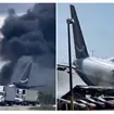 As&iacute; fue el momento en que un avi&oacute;n de Amazon se sali&oacute; de la pista y se incendi&oacute; en Miami