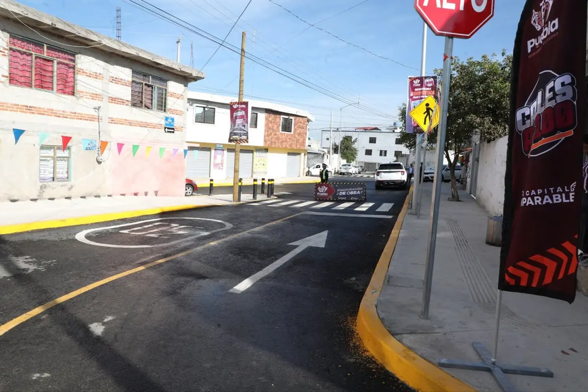 Puebla entrega nueva obra vial en la colonia El Salvador: datos clave sobre los trabajos realizados. Gobierno de la Ciudad.