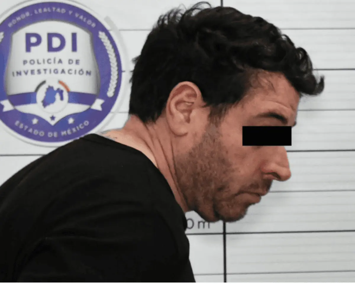 Diego Sebastián fue detenido junto con Gerardo "N", señalado como su presunto cómplice y chofer. RRSS.