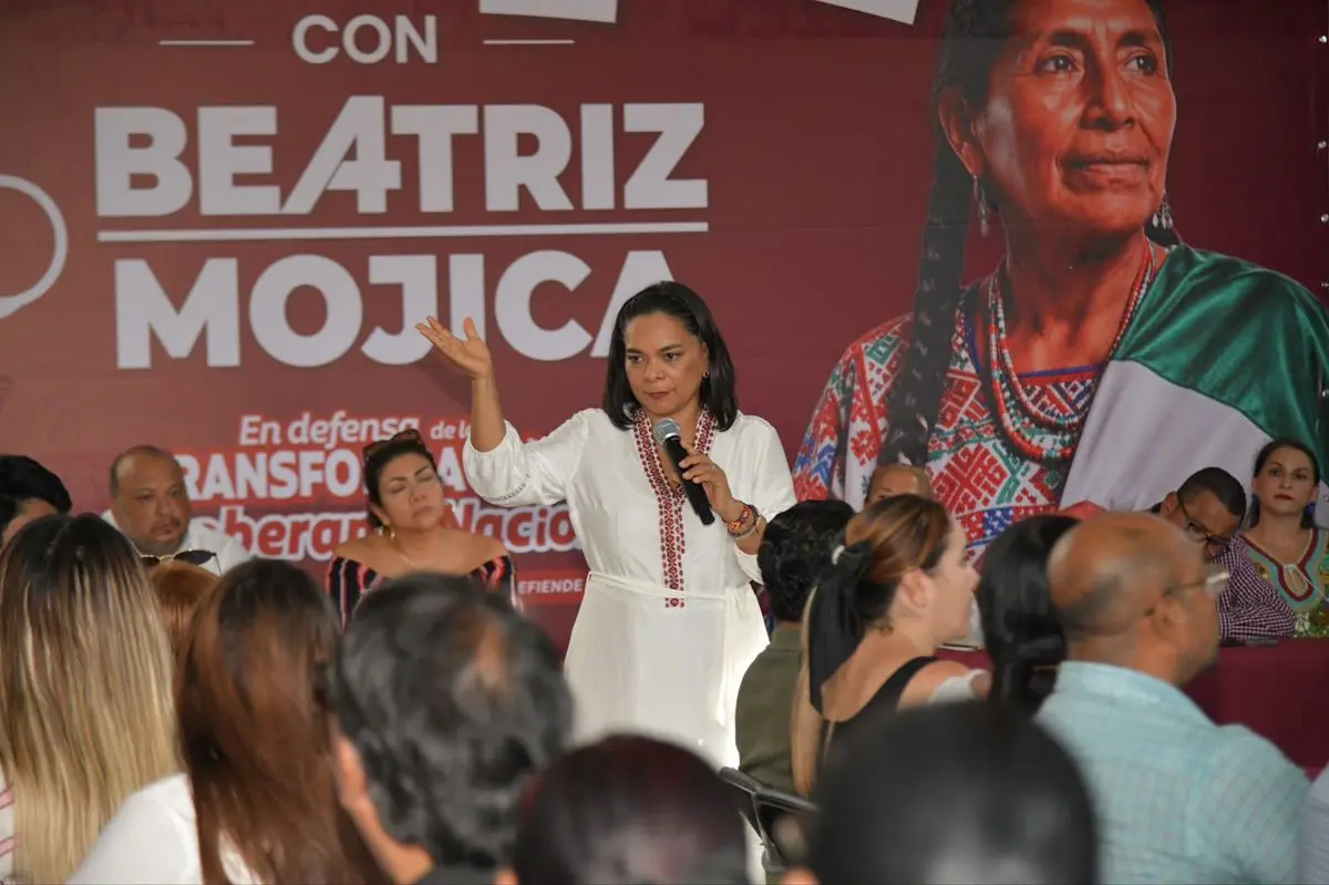 Beatriz Mojica busca encabezar el proyecto de la transformación en Guerrero. Especial.
