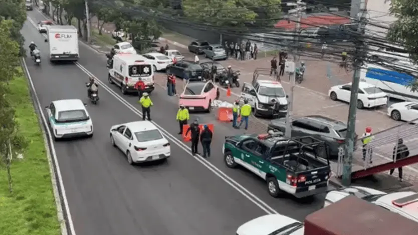 Tras el accidente, la conductora del Tesla, una mujer de 22 años, fue detenida y quedó a disposición del Ministerio Público. RRSS.