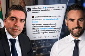 "Me falt&oacute; mesura": Luis Fernando Salazar se disculpa con Enrique Acevedo tras pol&eacute;mico mensaje