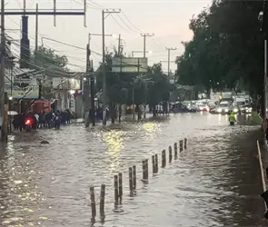 Lluvias inundan Tultitl&aacute;n: agua supera 45 cent&iacute;metros y afecta al ISSSTE y Mexib&uacute;s