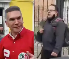 Confrontan a "Alito" Moreno durante visita a Tlaxcala; "eres una vergüenza para la política de México" Confrontan a "Alito" Moreno durante visita a Tlaxcala; "eres una vergüenza para la política de México"