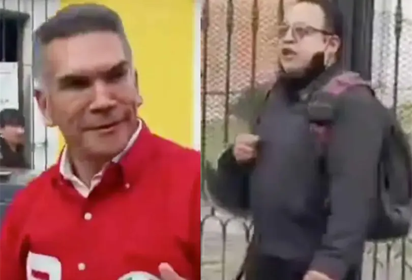 Así fue el incómodo momento que vivió “Alito” Moreno cuando un ciudadano lo confrontó durante su visita a Tlaxcala. Así fue el incómodo momento que vivió “Alito” Moreno cuando un ciudadano lo confrontó durante su visita a Tlaxcala.