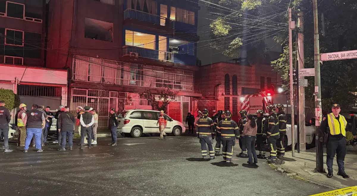 La explosión por acumulación de gas ocurrió en un departamento de Narvarte Poniente. Especial