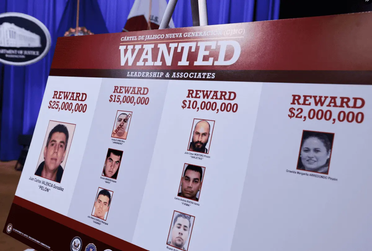 Arredondo es buscada por EU, que ofrece hasta 2 millones de dólares. Especial