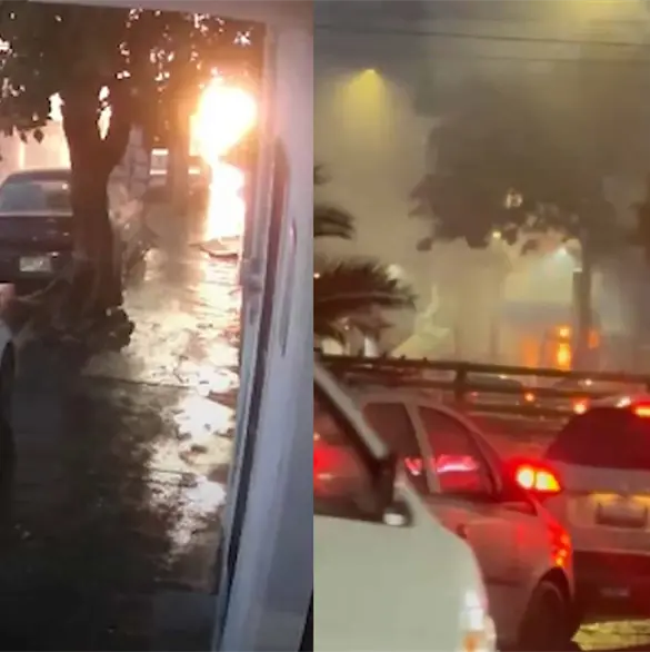 Taquería La Bajadita: cámara capta el momento exacto de la explosión en Álvaro Obregón Taquería La Bajadita: cámara capta el momento exacto de la explosión en Álvaro Obregón