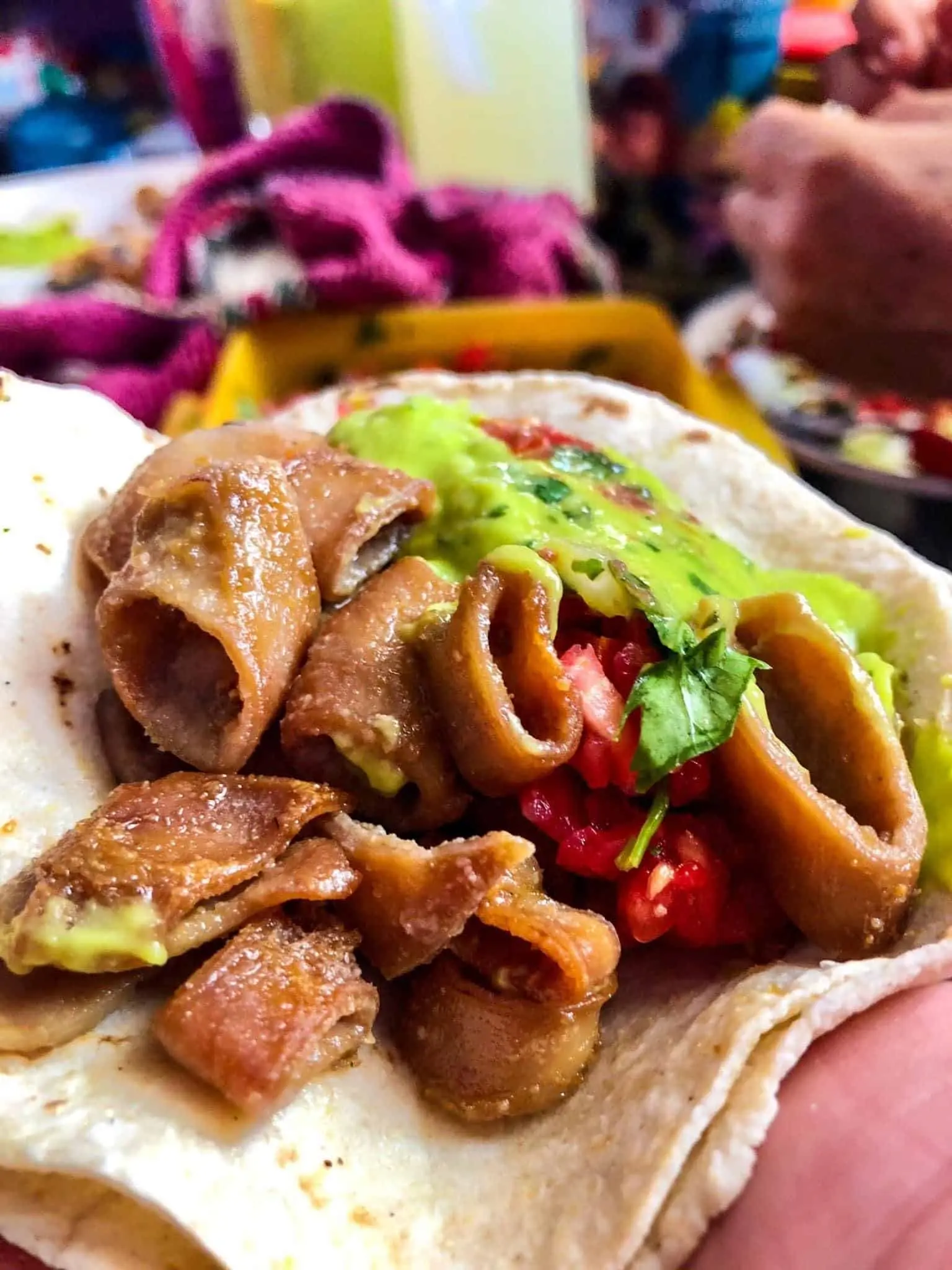 Los tacos de tripa se preparan con intestino de res, que generalmente se limpia y cocina antes de servirse en tortillas de maíz. Pueden prepararse suaves o dorados, dependiendo del gusto de cada persona. Su ingrediente principal es precisamente lo que más sorprende a quienes no conocen esta tradición gastronómica. Los tacos de tripa se preparan con intestino de res, que generalmente se limpia y cocina antes de servirse en tortillas de maíz. Pueden prepararse suaves o dorados, dependiendo del gusto de cada persona. Su ingrediente principal es precisamente lo que más sorprende a quienes no conocen esta tradición gastronómica.