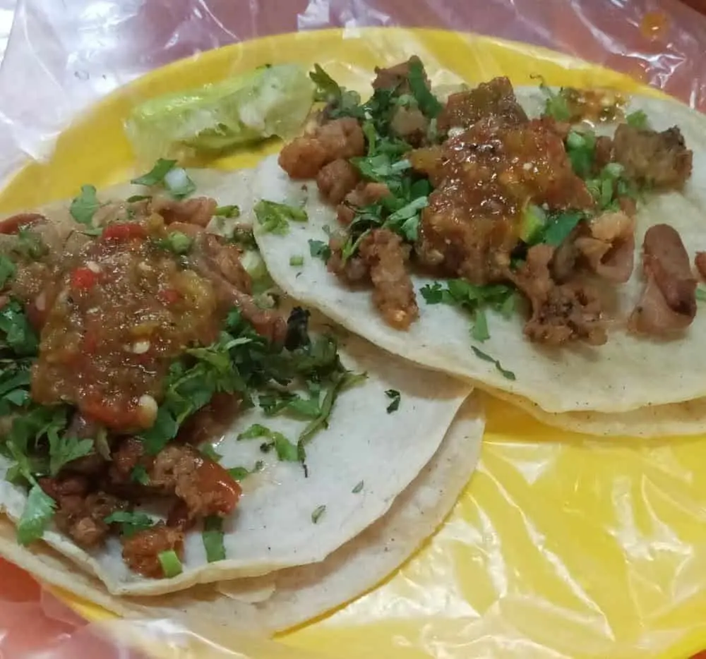 Tacos de tripa Tacos de tripa
