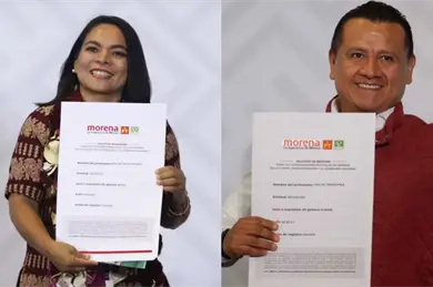 &iquest;Qui&eacute;nes son Beatriz Mojica y Carlos Torres Pi&ntilde;a, corcholatas de Morena en Guerrero y Michoac&aacute;n? 