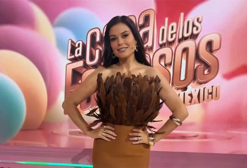 Mariana Echeverr&iacute;a es una popular conductora mexicana, conocida por programas como Se Vale y Me Caigo de Risa.