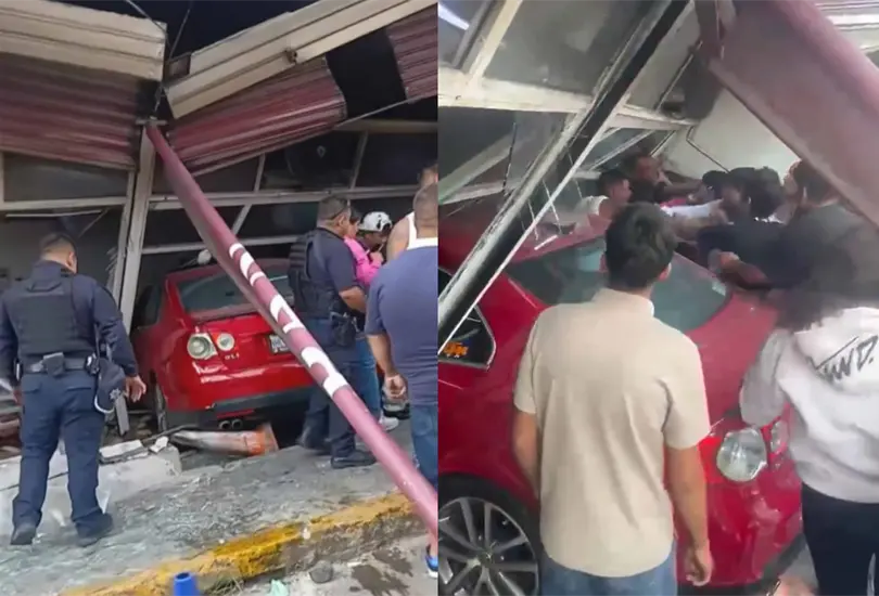 Así ocurrió el accidente en Naucalpan donde un conductor terminó dentro de una panadería; vecinos retuvieron y golpearon al conductor. Así ocurrió el accidente en Naucalpan donde un conductor terminó dentro de una panadería; vecinos retuvieron y golpearon al conductor.