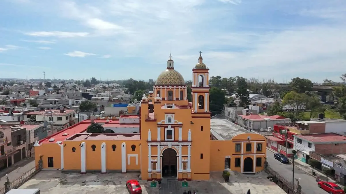 Concluyen obras de conservación en el templo de San Jerónimo Caleras en Puebla. Gobierno de la Ciudad.