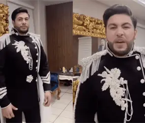 &iquest;Qui&eacute;n es Richard Mill&aacute;n, el alcalde de Elota que dio el Grito con un traje de emperador?