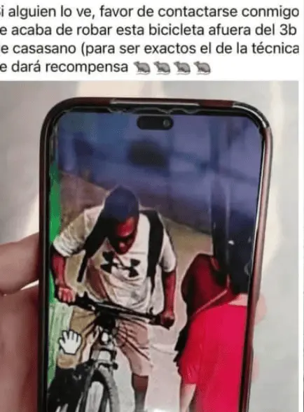De acuerdo con los reportes difundidos sobre la investigación, durante ese mismo sábado habría ocurrido el robo de una bicicleta en la comunidad de Casasano, perteneciente a Cuautla. RRSS.