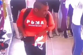 Difunden video de "El Trompas", presunto feminicida de Claudia Tacoronte, intentando robar un negocio en Cuautla