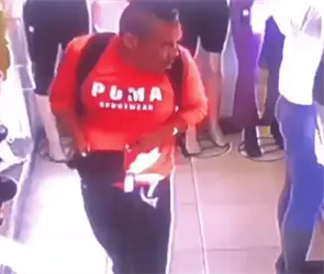 Difunden video de "El Trompas", presunto feminicida de Claudia Tacoronte, intentando robar un negocio en Cuautla
