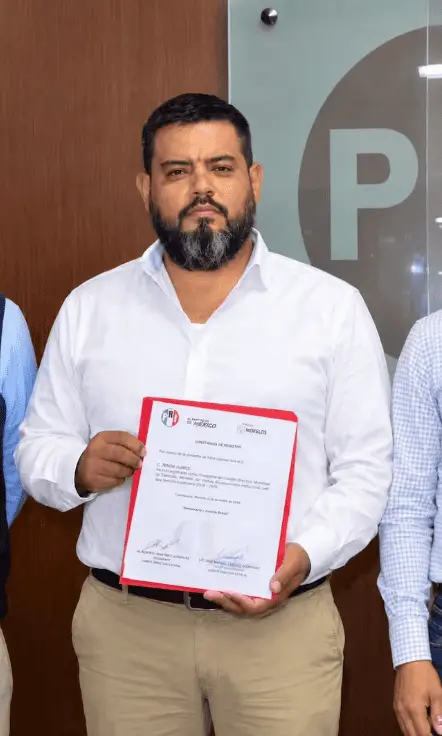 El dirigente priista fue víctima de un ataque armado durante la noche del viernes 18 de septiembre de 2026, en la zona Centro de Tetecala. RRSS.