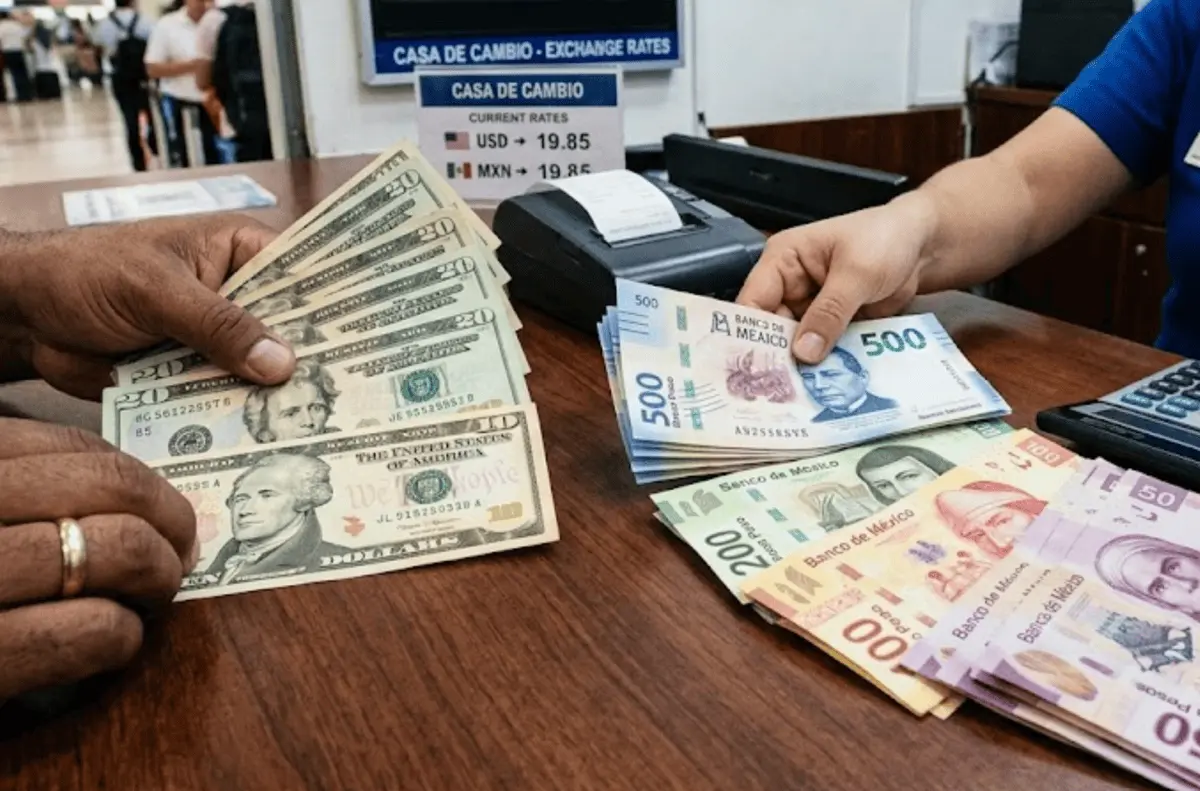 El peso mexicano comenzó la semana bajo presión frente al dólar. Especial