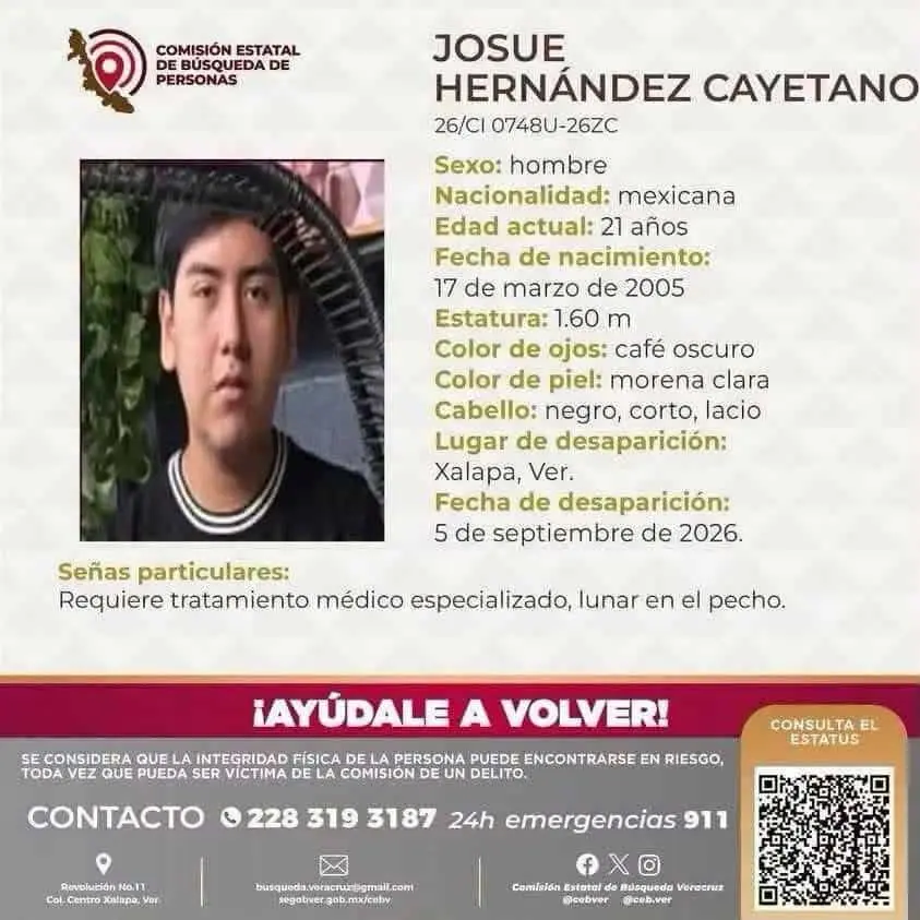 Localizan sin vida a estudiante de la UV Especial