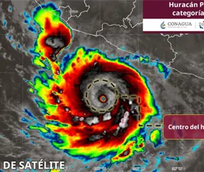 Hurac&aacute;n Polo alcanza la categor&iacute;a 5, la m&aacute;xima en la escala, y pone bajo alerta a cinco estados