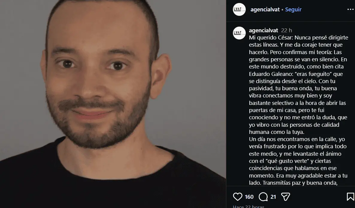 La muerte del actor fue confirmada por la agencia Elevate Especial