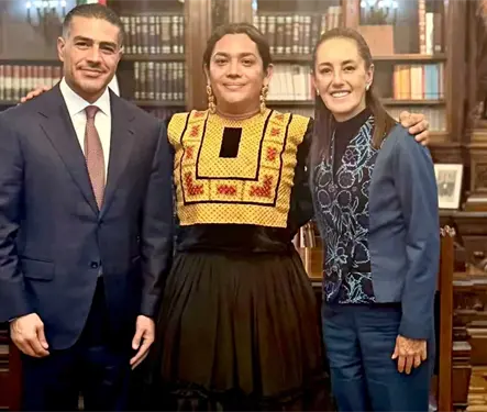 Tras ataque armado, Elvis Guerra se re&uacute;ne con Sheinbaum y Harfuch