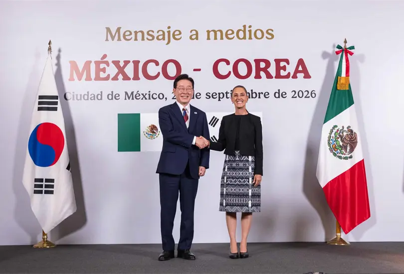 Sheinbaum y el presidente de Corea del Sur, Lee Jae-myung acuerdan 17 proyectos de cooperación Sheinbaum y el presidente de Corea del Sur, Lee Jae-myung acuerdan 17 proyectos de cooperación