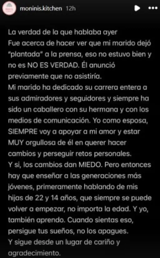 Esposa de Jesse Huerta aclara sus mensajes Instagram