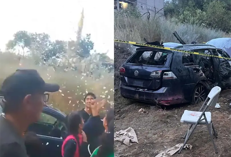 As&iacute; fue la explosi&oacute;n de pirotecnia que dej&oacute; un muerto y 10 heridos durante una procesi&oacute;n en Cuautitl&aacute;n Izcalli; el momento qued&oacute; captado en video.