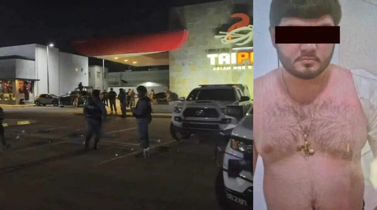  Hombres armados entraron al restaurante TaiPak de Culiacán y abrieron fuego; una persona murió y siete más resultaron heridas, entre ellas el cantante de corridos tumbados. 