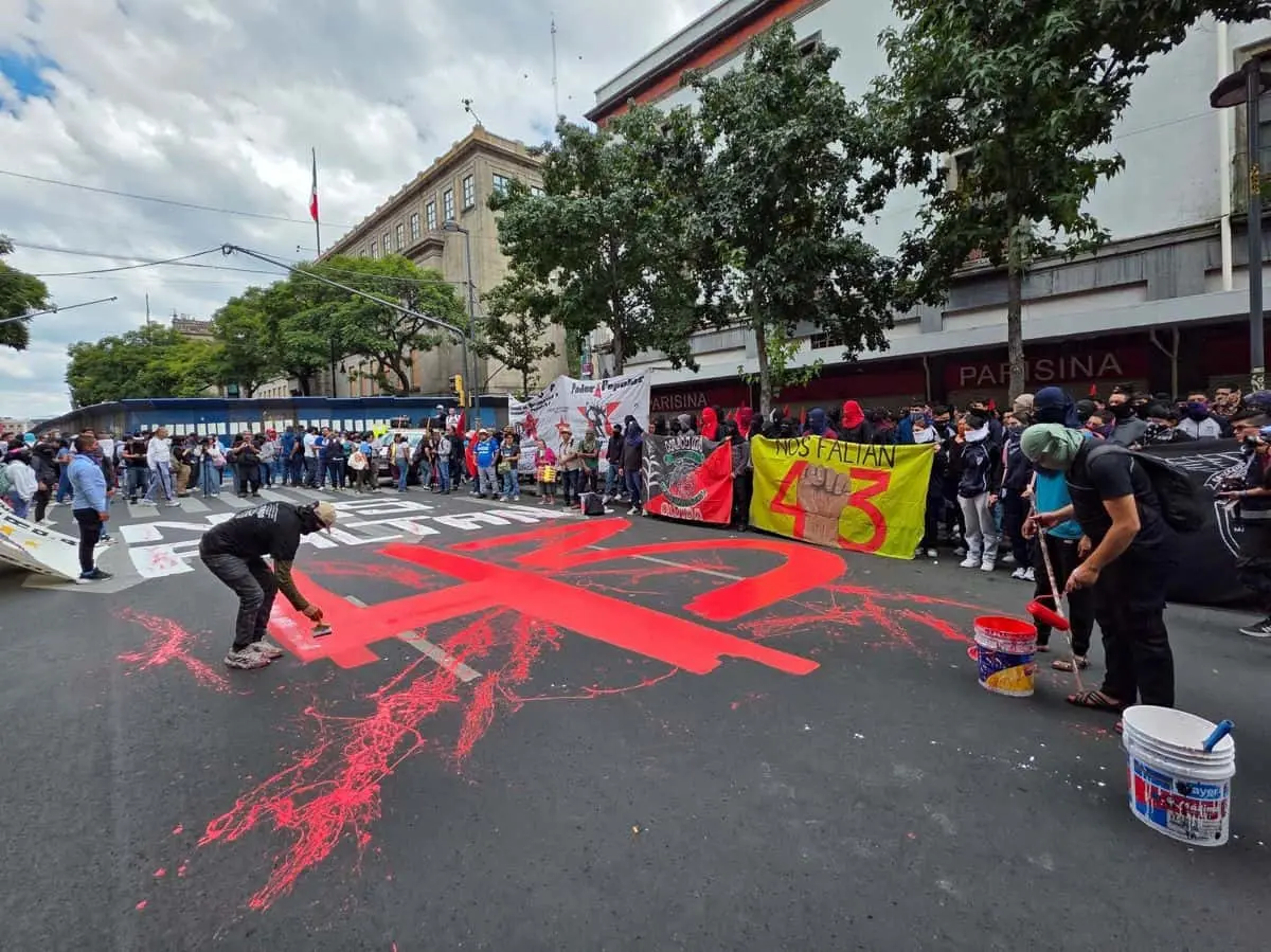 Marcha por los 43 estudiantes normalistas de Ayotzinapa Cuartoscuro