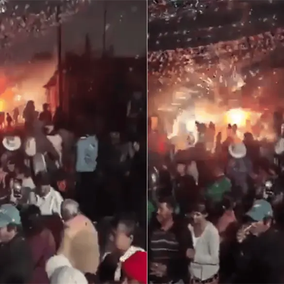 "Torito" explota entre la multitud en fiesta patronal en Ixtapaluca; hay 18 afectados "Torito" explota entre la multitud en fiesta patronal en Ixtapaluca; hay 18 afectados