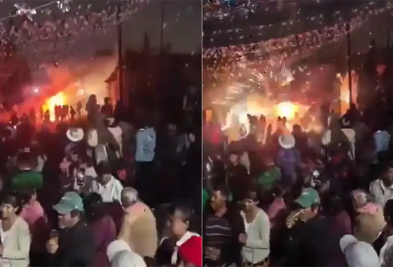 "Torito" explota entre la multitud en fiesta patronal en Ixtapaluca; hay 18 afectados "Torito" explota entre la multitud en fiesta patronal en Ixtapaluca; hay 18 afectados