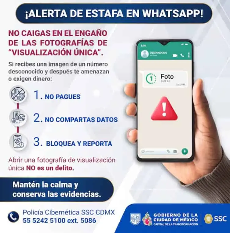 ¿Cómo funciona la extorsión con fotos en WhatsApp? Especial