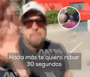 Dios: Momento exacto en que Amílcar Olán avienta cámara de reportero de TV Azteca Dios: Momento exacto en que Amílcar Olán avienta cámara de reportero de TV Azteca