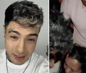 "No la not&eacute; inc&oacute;moda": Naim Darrechi se disculpa por baile inapropiado con mam&aacute; de Abelito