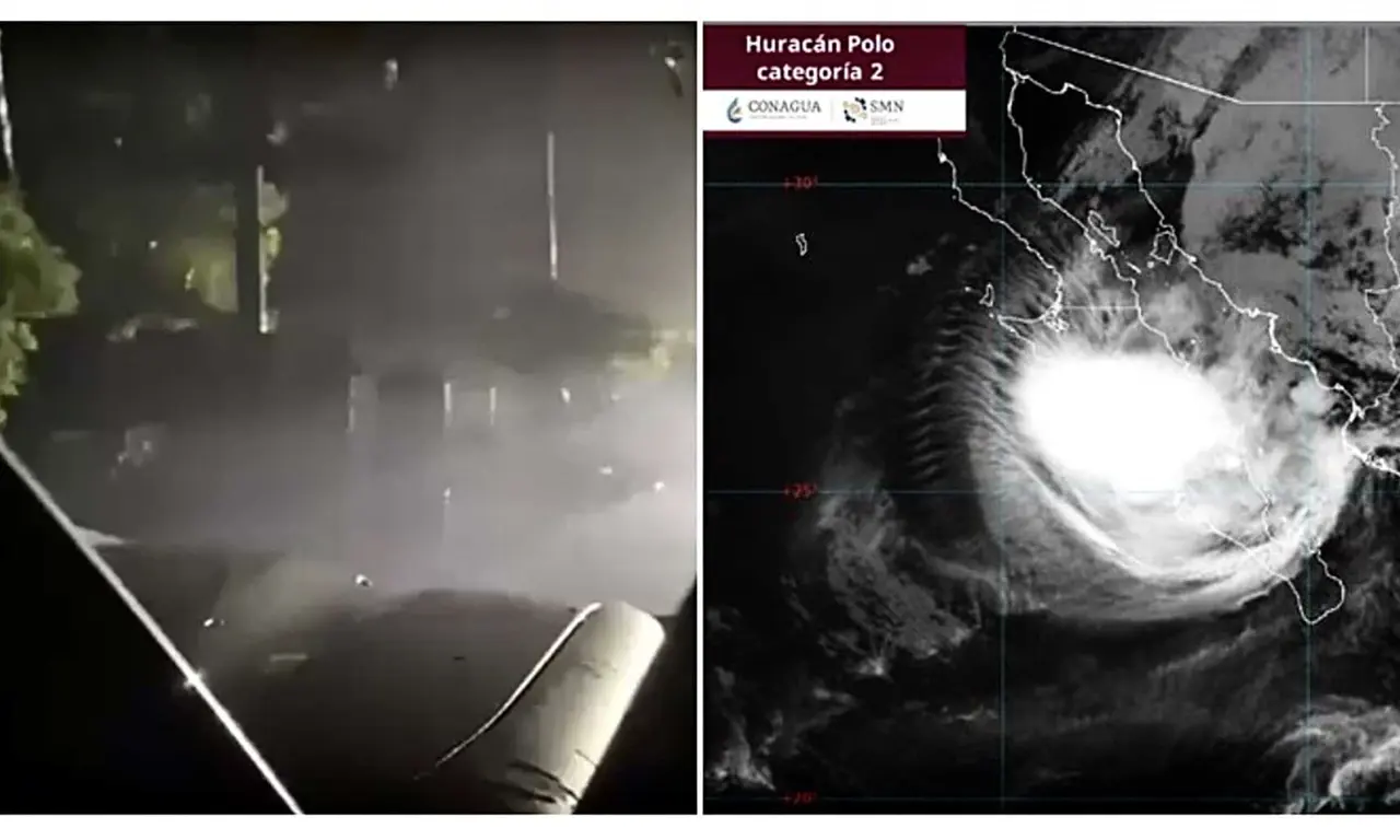  Huracán Polo: trayectoria y estados afectados en México 
