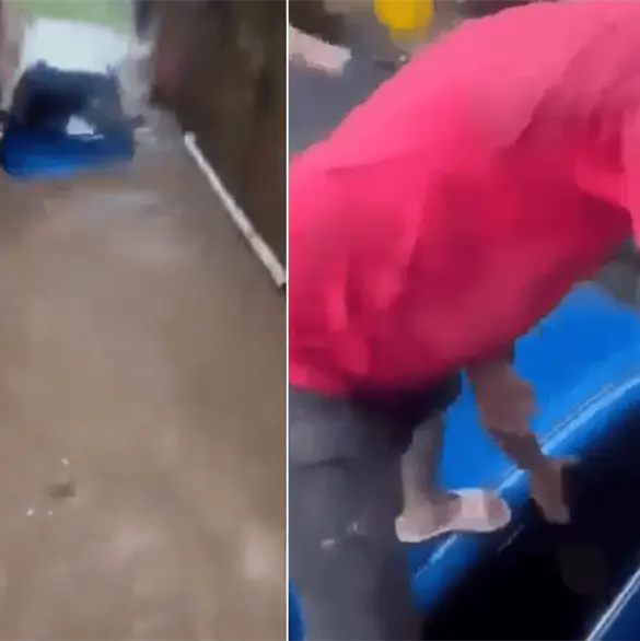Salten del auto: Madre e hija quedan atrapadas y corriente las arrastra por Puerto Vallarta