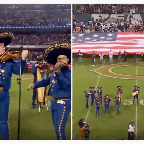 Mariachi mexicano hace historia en la NFL al interpretar el himno de EE.UU Mariachi mexicano hace historia en la NFL al interpretar el himno de EE.UU