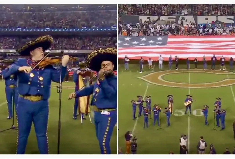 Mariachi mexicano hace historia en la NFL al interpretar el himno de EE.UU. Mariachi mexicano hace historia en la NFL al interpretar el himno de EE.UU.