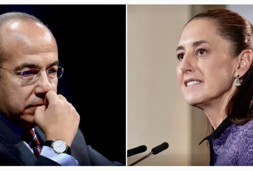 Sheinbaum ironiza participación de Felipe Calderón en Foro América Libre: "Sería una joya" Sheinbaum ironiza participación de Felipe Calderón en Foro América Libre: "Sería una joya"